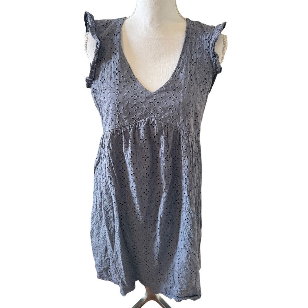 Two Target Babydoll Mini Dresses Universal Thread Knox Rose Blue Black S